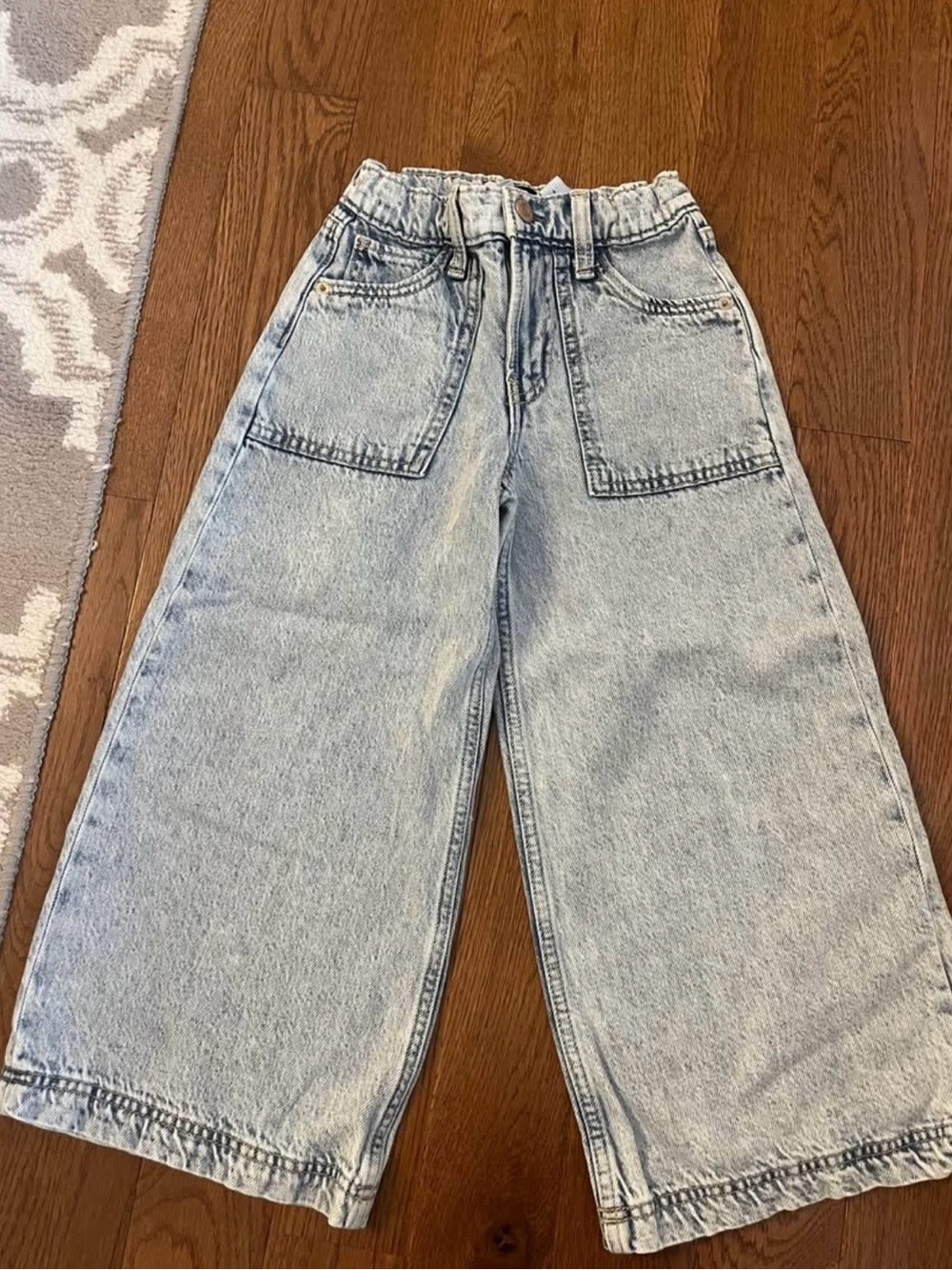 GAP Light Blue Wide-Leg Kids Jeans